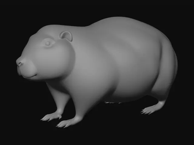 3D model for a capybara