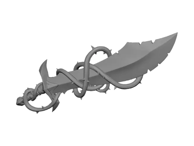 3D model for Bloodthorn Blade