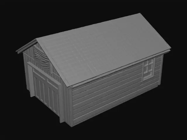3D model for Patriotic Garage Blueprint