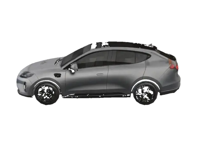 Electric Future Car - Ev 3D model, vytvořený pomocí AI