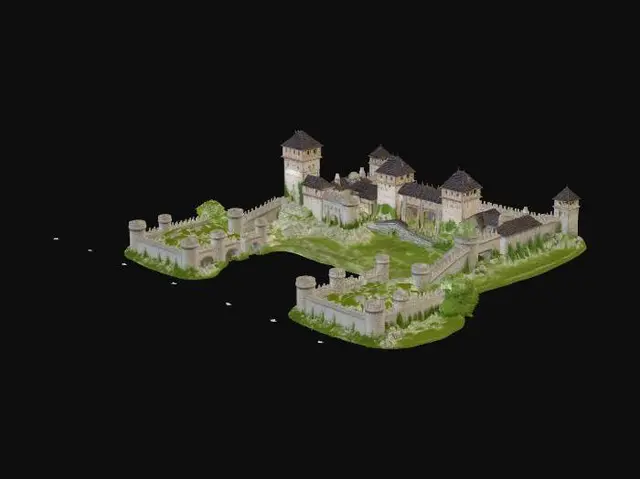 3D model for Stonekeep Fortress in the Valley