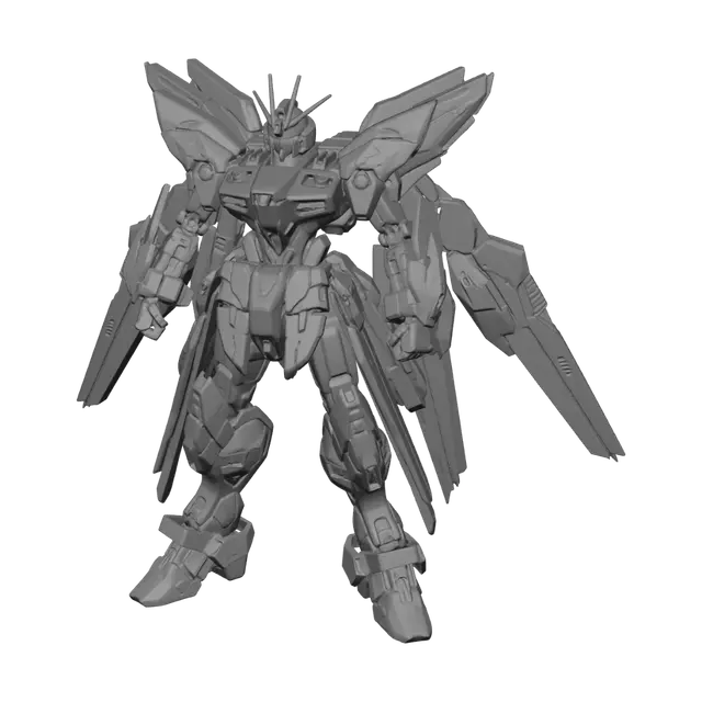 3D model for Winged Gundam Ascendant