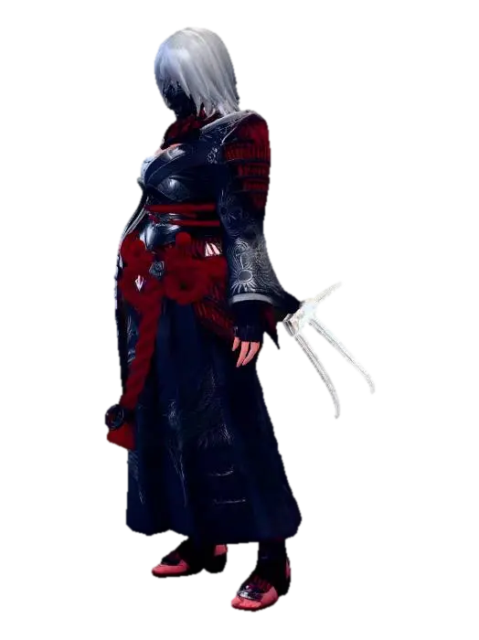 3D model for Crimson Crane Samurai