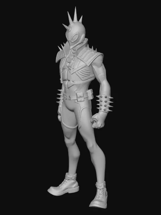 3D model for Spiked Hero
