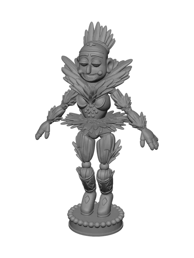 3D model for Ornate Ballora Fnaf