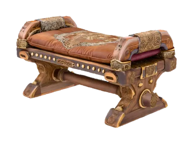 3D model for Ancient Throne Bench