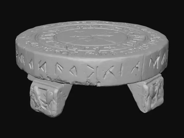 3D model for Runic Wooden Stand