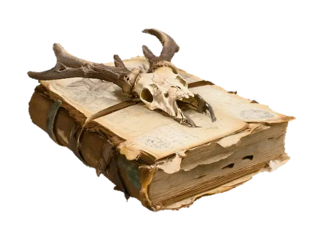 Modèle 3D Mystical Anten Book - Scroll, généré par IA