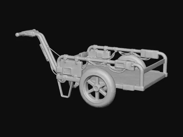 3D model for Rusted Frontier Cart