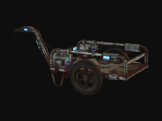 3D model for Rusted Frontier Cart