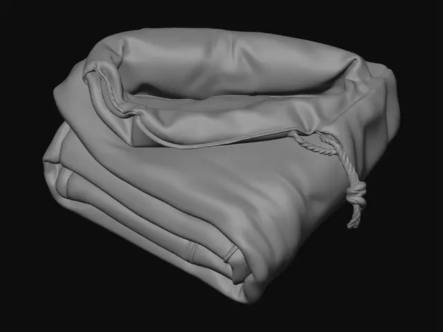 3D model for Beige Linen Blanket