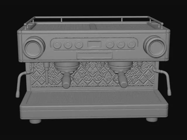 3D model for Mint Vintage Espresso Machine