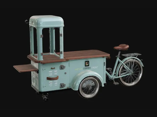 3D model for Push Cart Retro Caffee Bike Solo 2