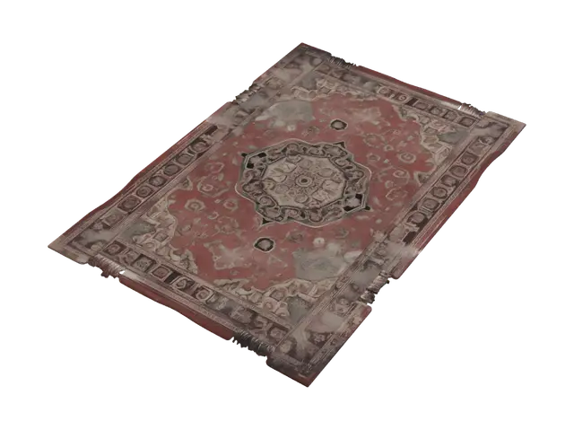 3D model for Timeworn Persian Rug