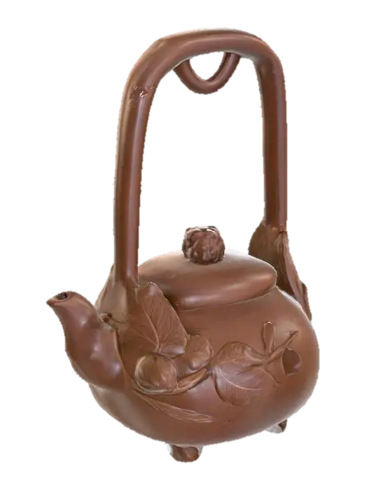 3D model for Floral Clay Teapot