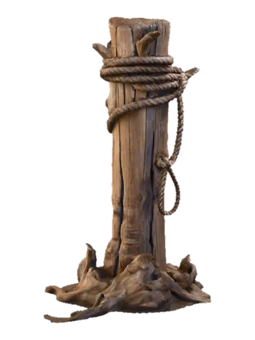 3D model for Anchored Beam with Ropes