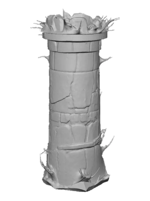 3D model for Thorned Medieval Chimney