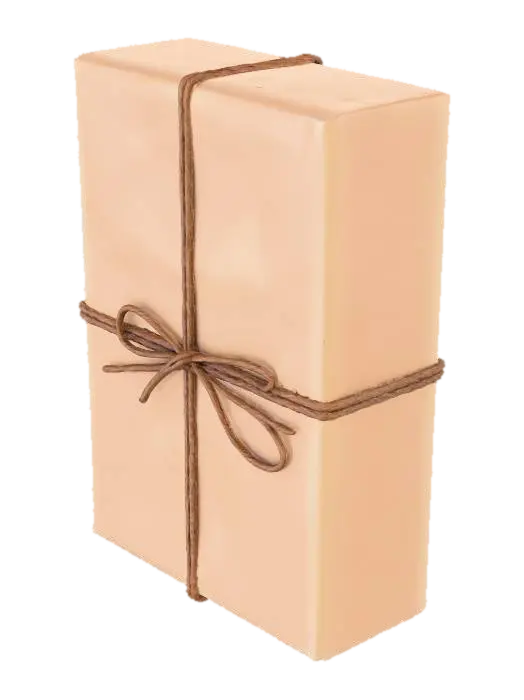 Gift simple brown paper - Crafts 3D model, vytvořený pomocí AI