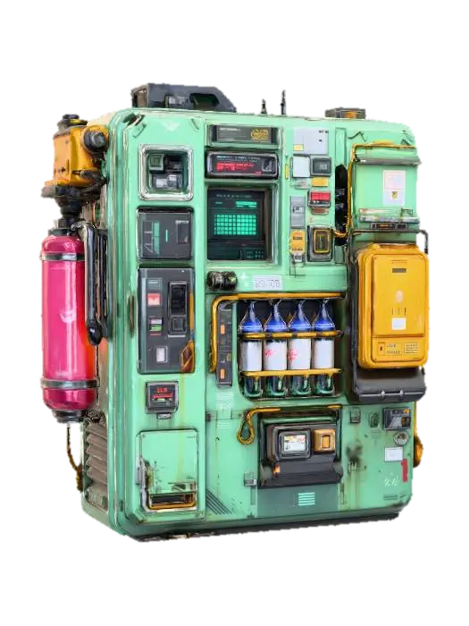 Fuse Box Tech Machine - Circuit 的 AI 生成 3D 模型