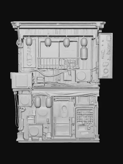 3D model for Cyber Front Fassade Izakaya 09