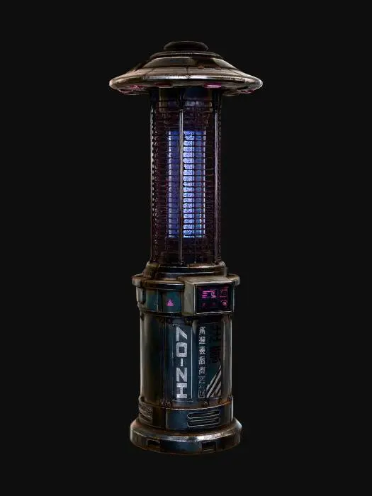 3D model for Neon Plasma Tower