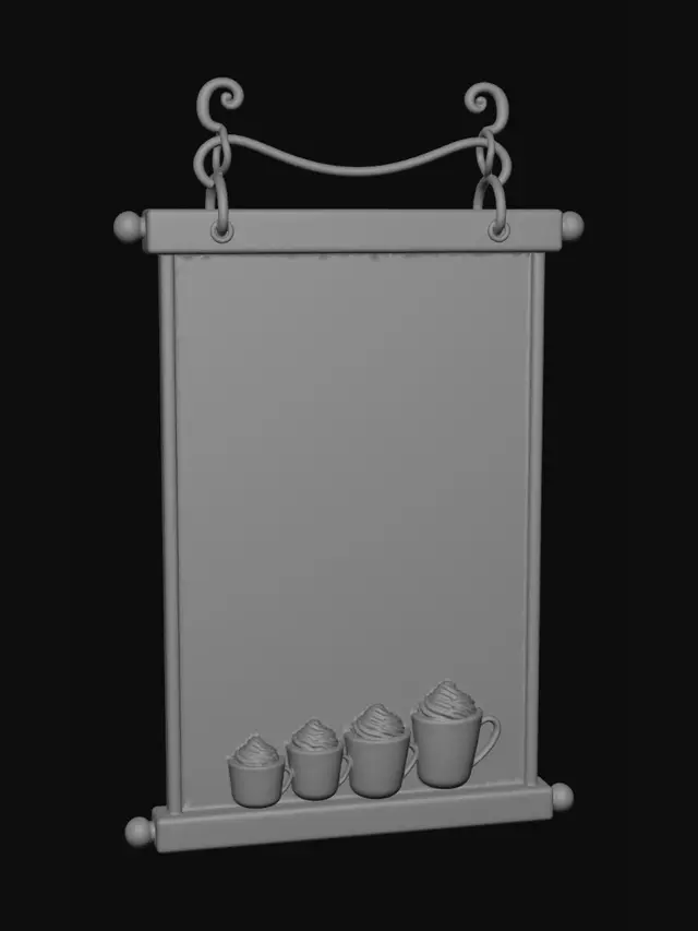 3D model for Whipped Cream Mugs