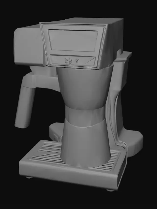 3D model for Neon Rust Automaton