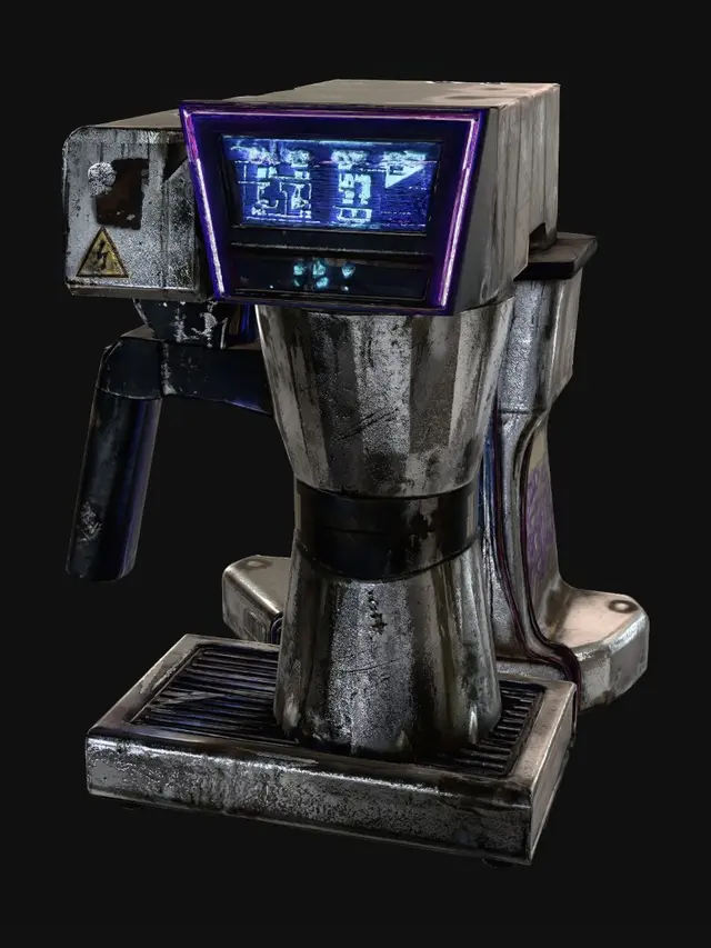 3D model for Neon Rust Automaton