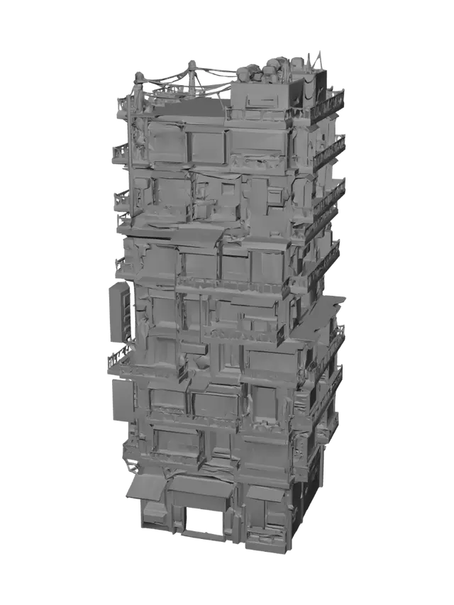 3D model for Future Living Skyscraper