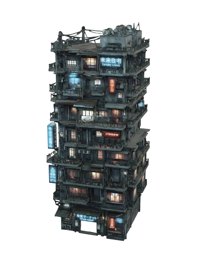 3D model for Future Living Skyscraper