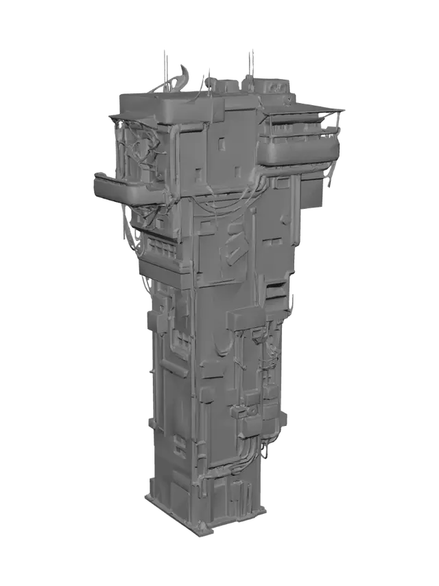 3D model for Rusted Watchtower