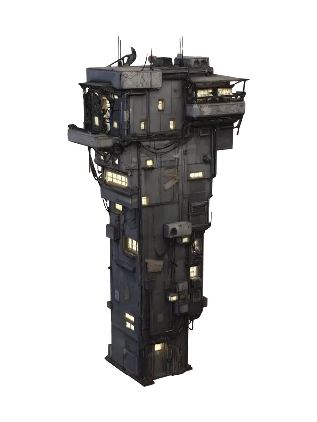 3D model for Rusted Watchtower