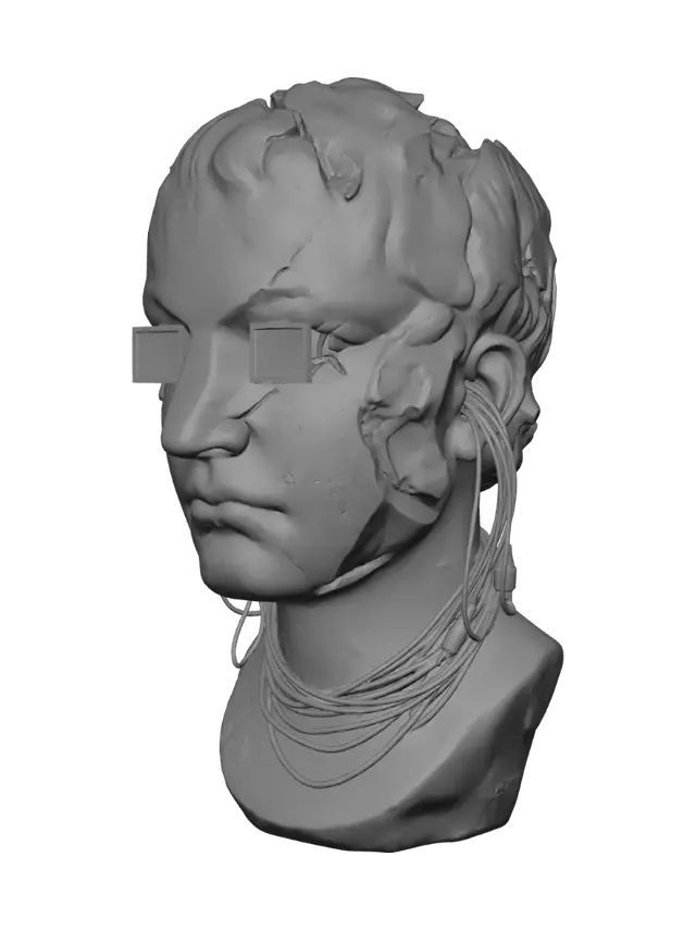 3D model for Glitched Antiquity