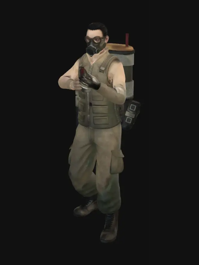 3D model for Desert Crosshair Soldier