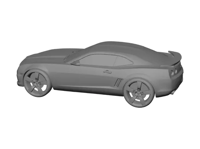 3D model for Golden Camaro