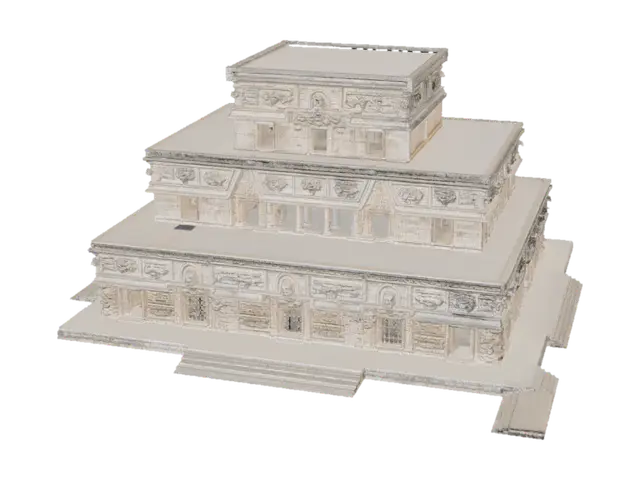 3D model for Carved Step Pyramid