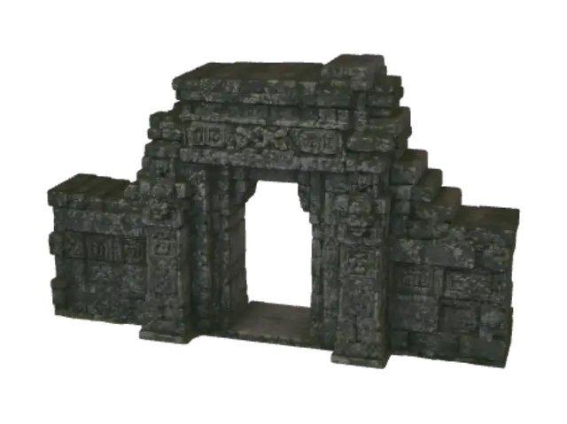 3D model for Mossy Stone Arch Ruins