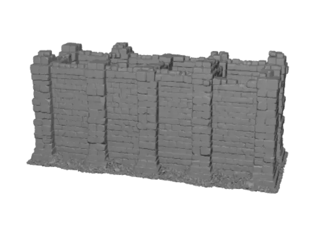 3D model for Stone Fortress Wall