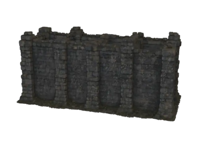 3D model for Stone Fortress Wall