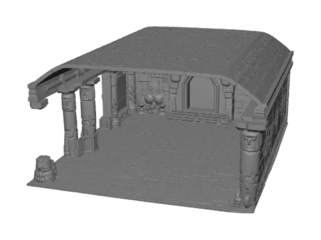 3D model for Temple of the Teal Vault