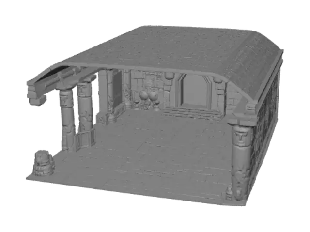3D model for Temple of the Teal Vault
