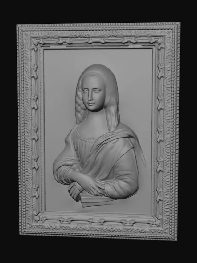 3D model for Mona Lisa