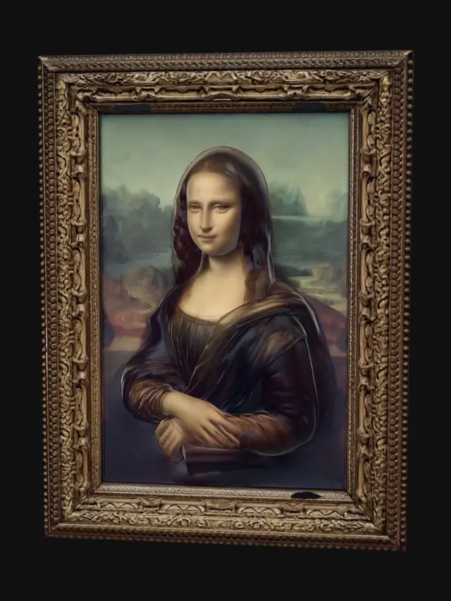 3D model for Mona Lisa