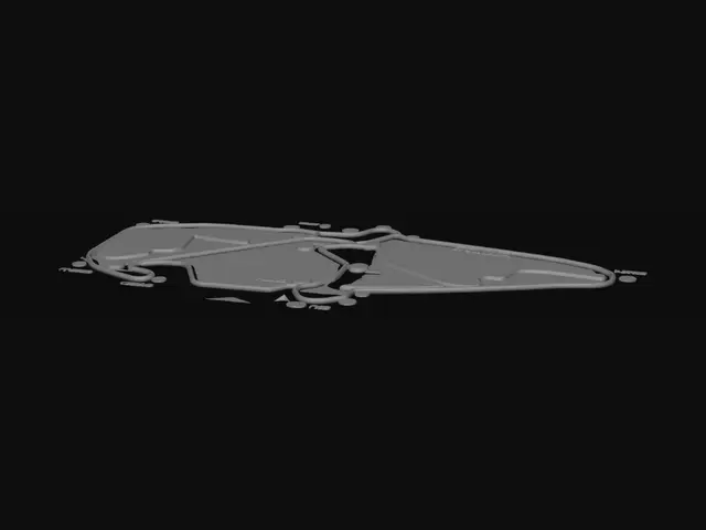 3D model for Silverstone Circuit Map