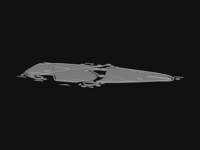 3D model for Silverstone Circuit Map