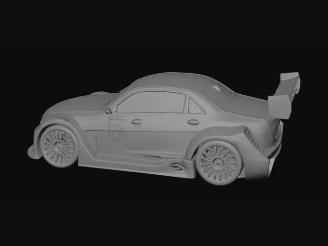 3D model for Belgian Flag Racer