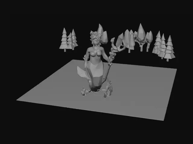 3D model for Emerald Tide