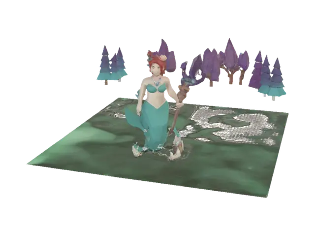 3D model for Emerald Tide