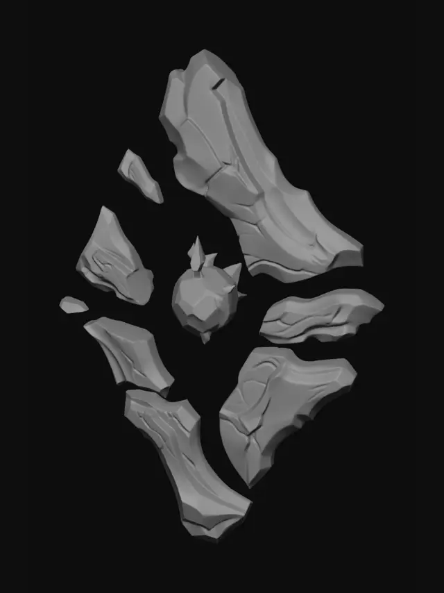 3D model for Fragment of the Frozen Core