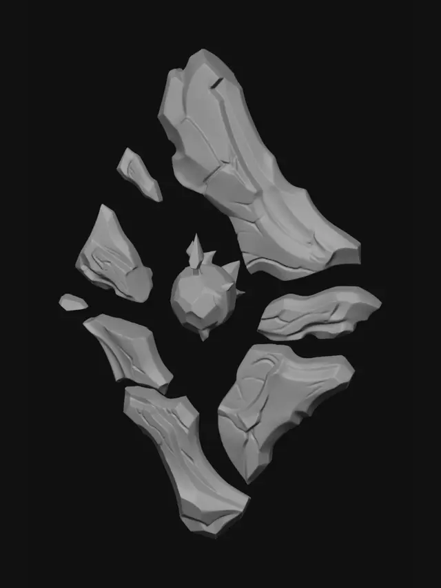3D model for Fragment of the Frozen Core